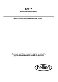 Per vedere il documento Glen-dimplex-home-appliances-ltd BE817 Manuale Utente