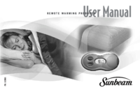 Per vedere il documento Sunbeam-bedding Remote Warming Products Manuale Utente