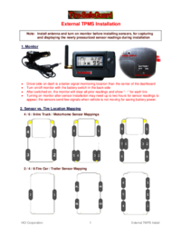 Per vedere il documento Tire-safeguard External TPMS Manuale Utente