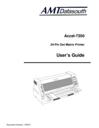 Per vedere il documento Amt-datasouth Accel 7350 Manuale Utente
